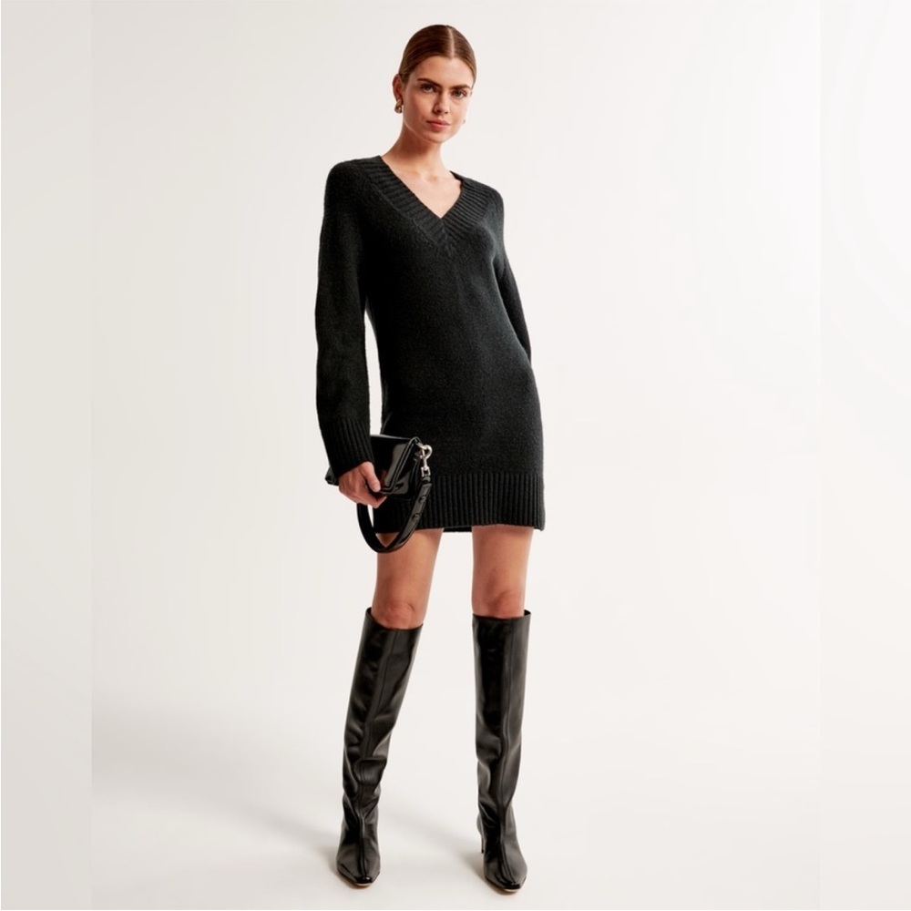 Abercrombie & Fitch Sweater Dress, Black, Medium